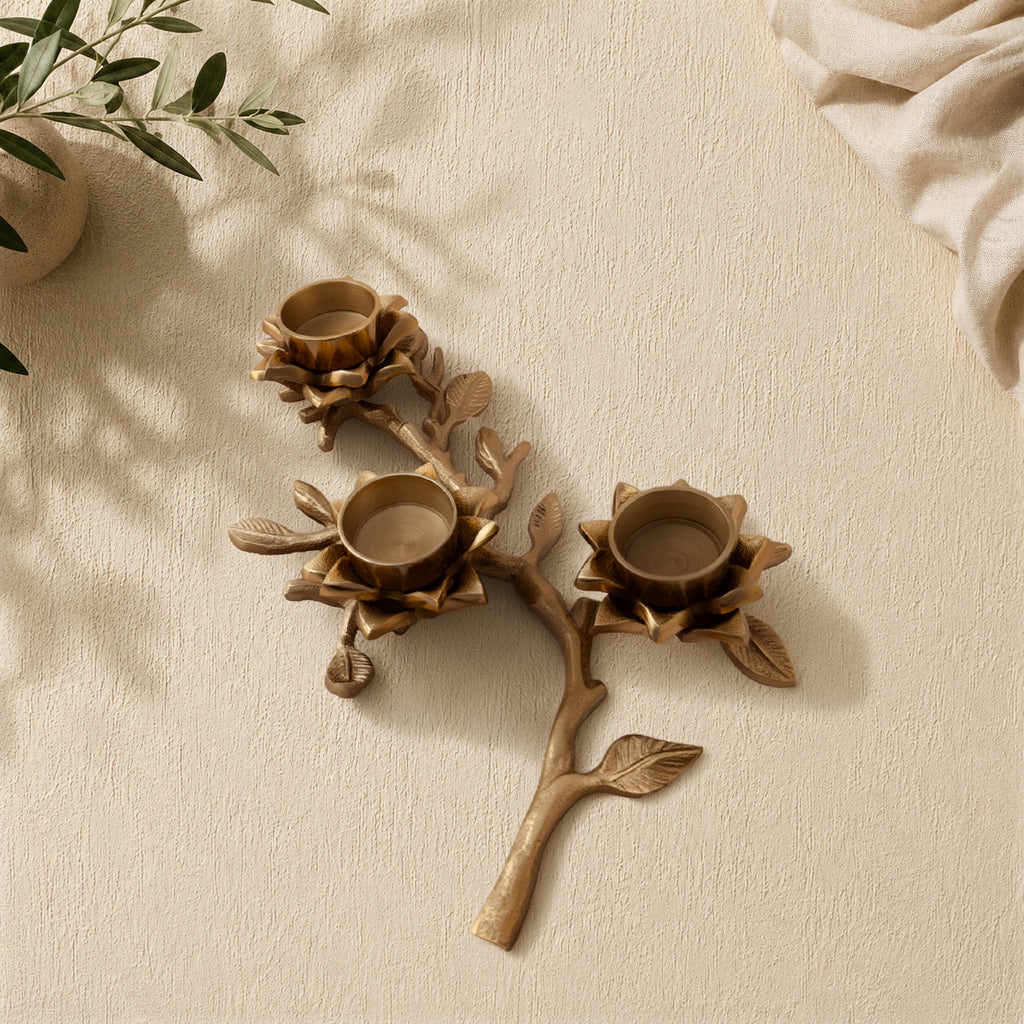 Blossom Branch Tea-Light Holder