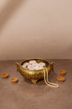 Peacock Embossed Bowl - Antique